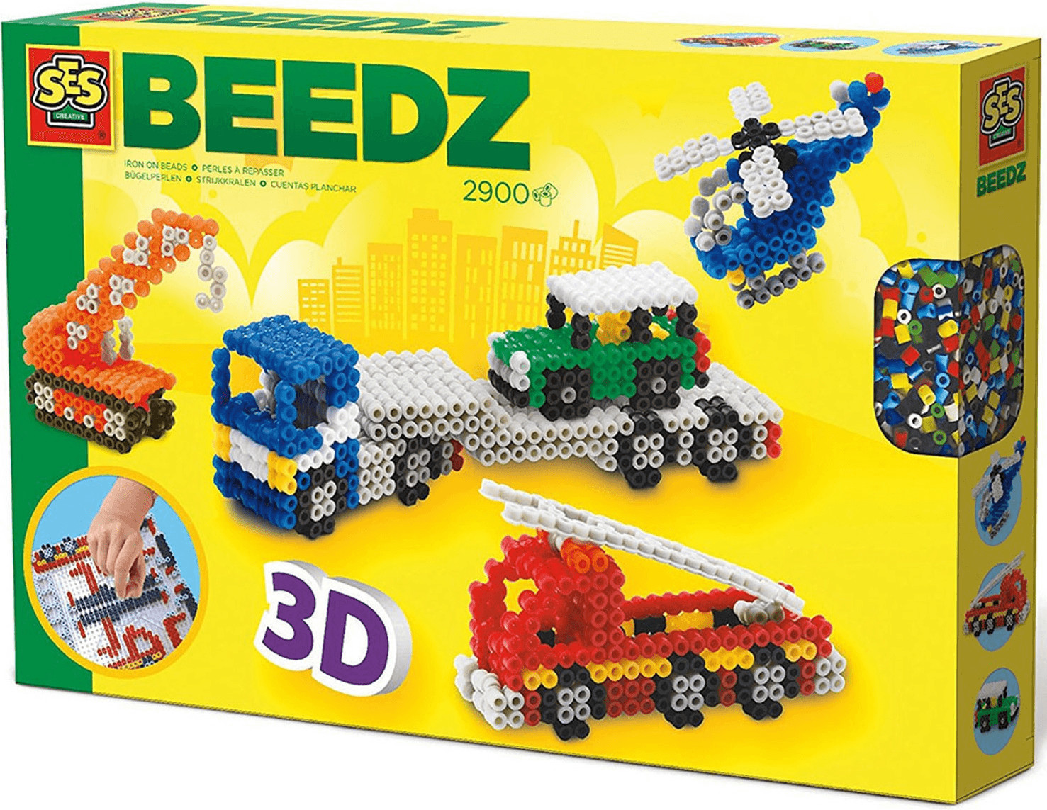 SES Creative BEEDZ Véhicules 3D