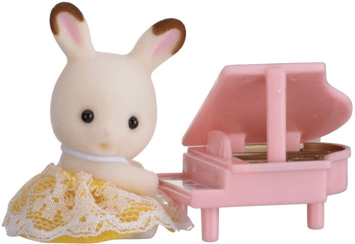 Sylvanian Families Valisette lapin Chocolat et piano