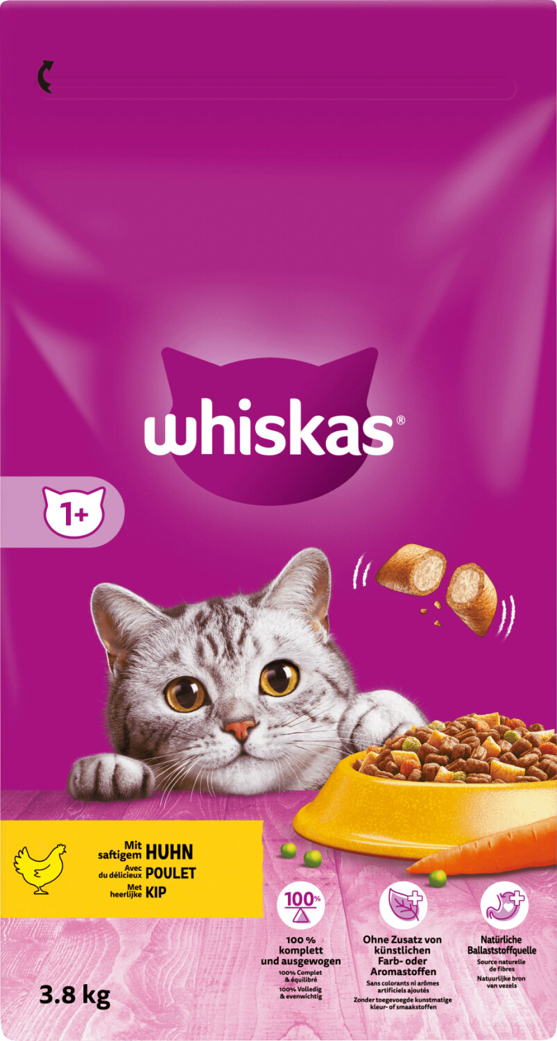 Whiskas Croquettes pour chat 3.8 kg Whiskas Croquettes pour chat 3.8 kg