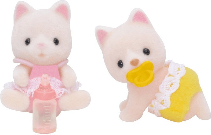 Sylvanian Families Jumeaux chat soie