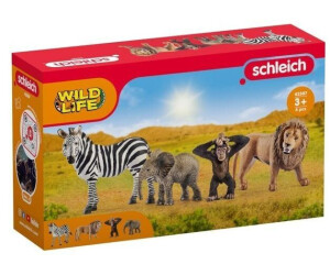 Schleich Kit de base : Animaux sauvages pas cher 
