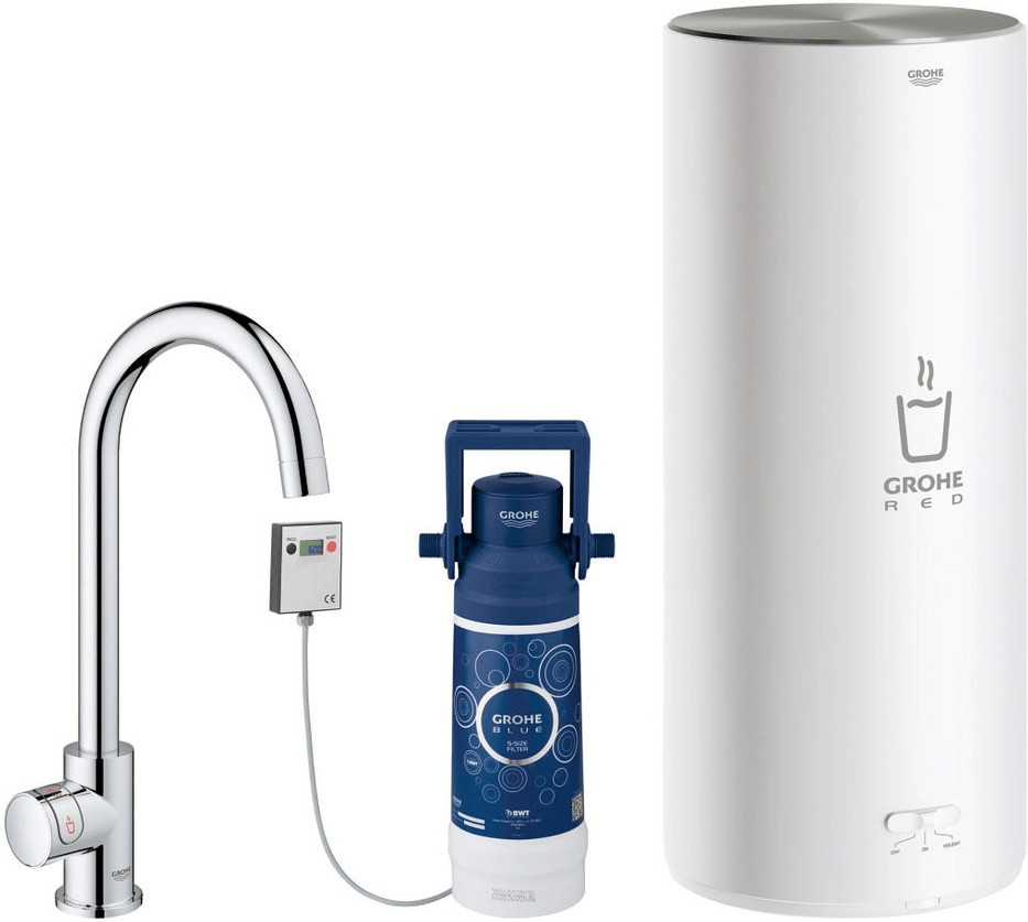 GROHE Red Mono chrom avec chaudière L