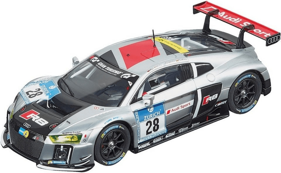 Voiture Course Scalextric Original Voiture Slot Scalextric Audi R8 LMS VR46 - Échelle 1:32 Pour Circuit De Course Passionnant Slot Car Audi R8 Lms