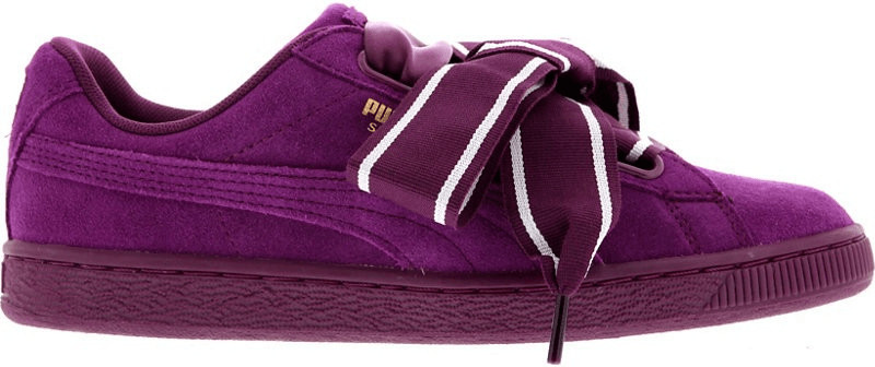 Puma Suede Heart Satin II Women dark purple/dark purple
