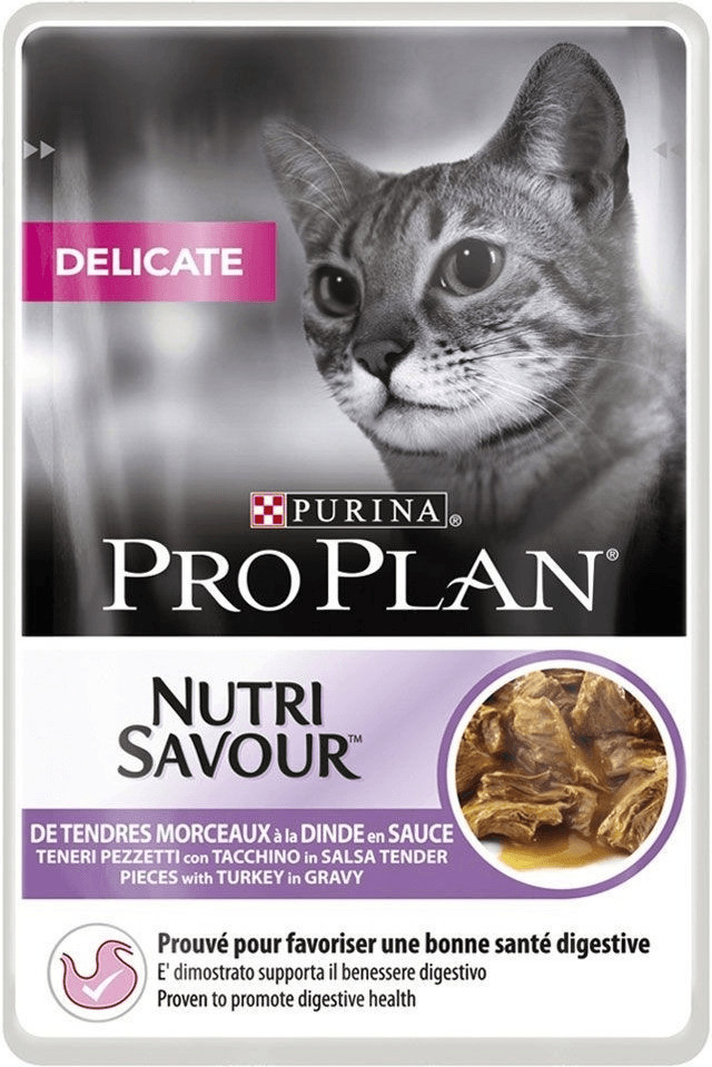Purina Pro Plan NutriSavour Delicate dinde en sauce