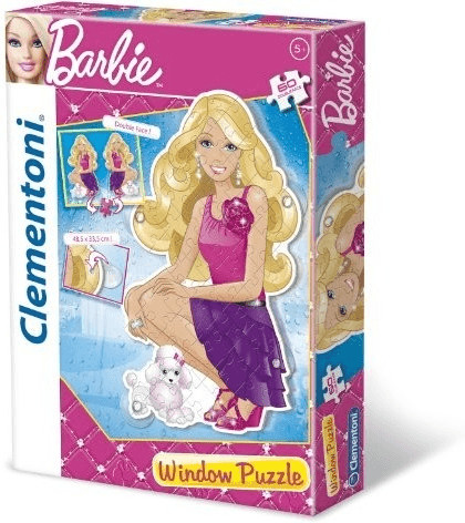 Clementoni Window-Puzzle Barbie