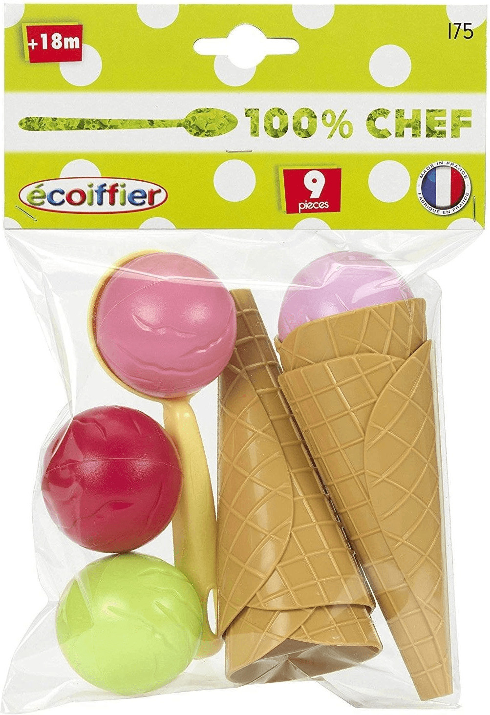 Ecoiffier Set de cornet à glace
