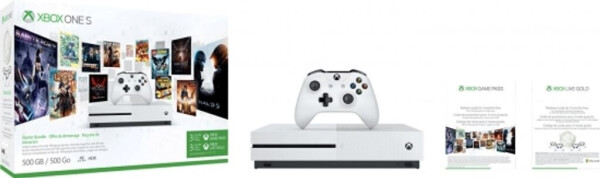 Microsoft Xbox One S 500GB Starterangebot - 3 Monate Xbox Game Pass + 3 Monate Xbox Live Gold, Bild 4