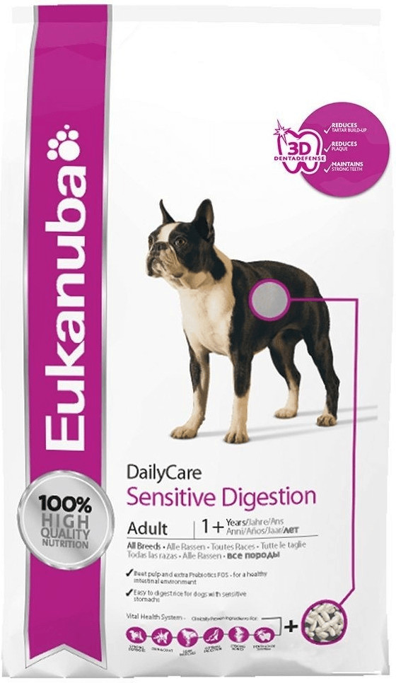 Eukanuba pour adulte à la digestion sensible (12,5 kg)