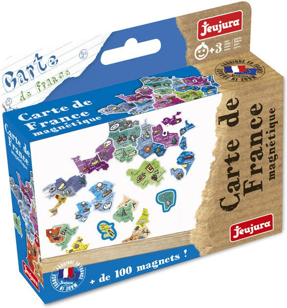 JeuJura Carte de France magnétique