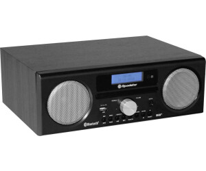 Radio with CD Bluetooth Stereo BLACK GLOSS Roadstar HRA-9D+BT FM/DAB 