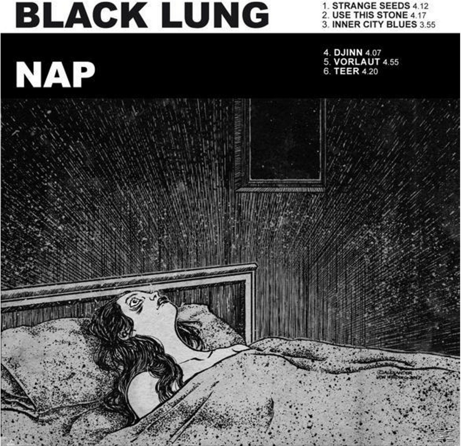 Black Lung/Nap - Split (White Vinyl+MP3 Code) - (Vinyl)