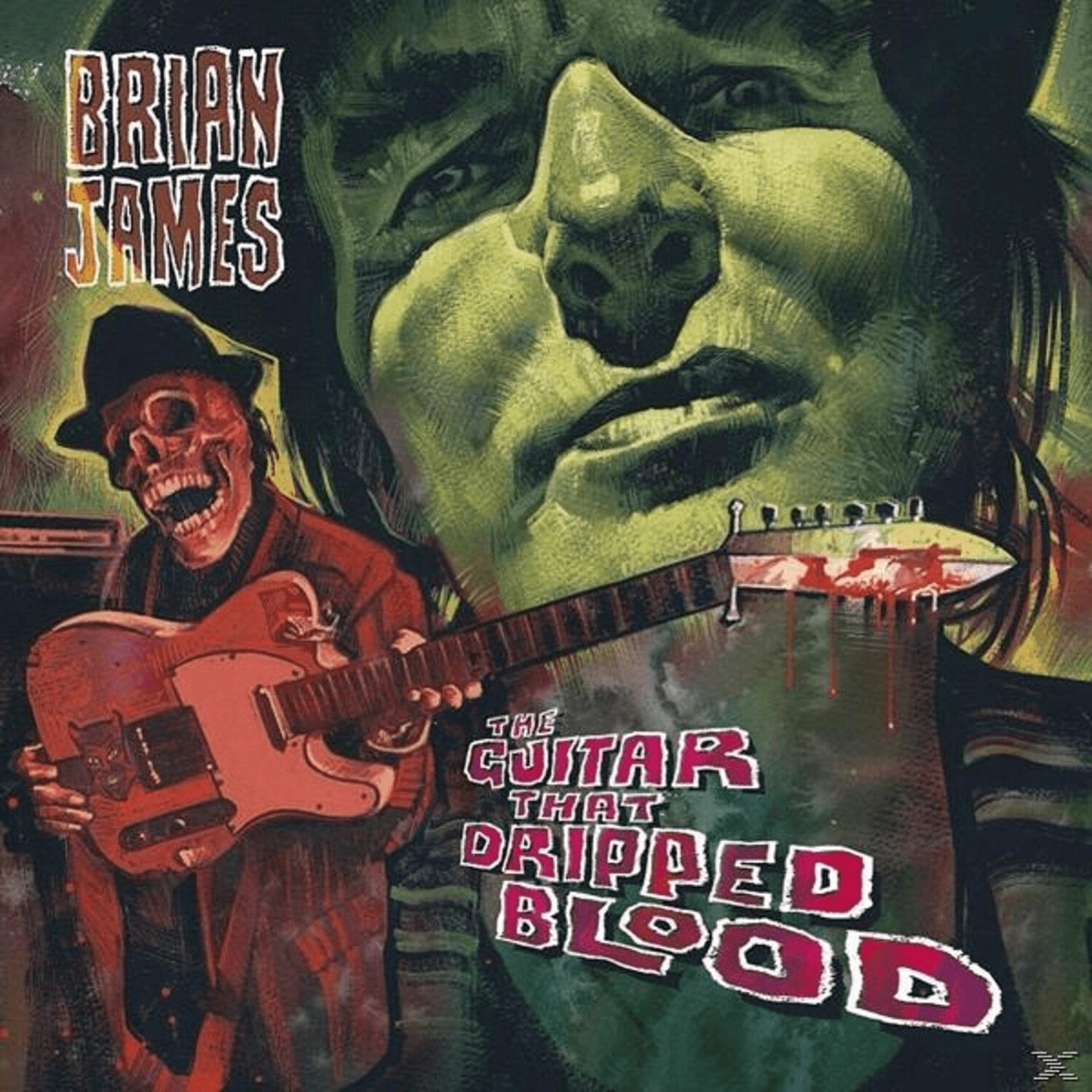 Brian James - The Guitar That Dripped Blood - (Vinyl)