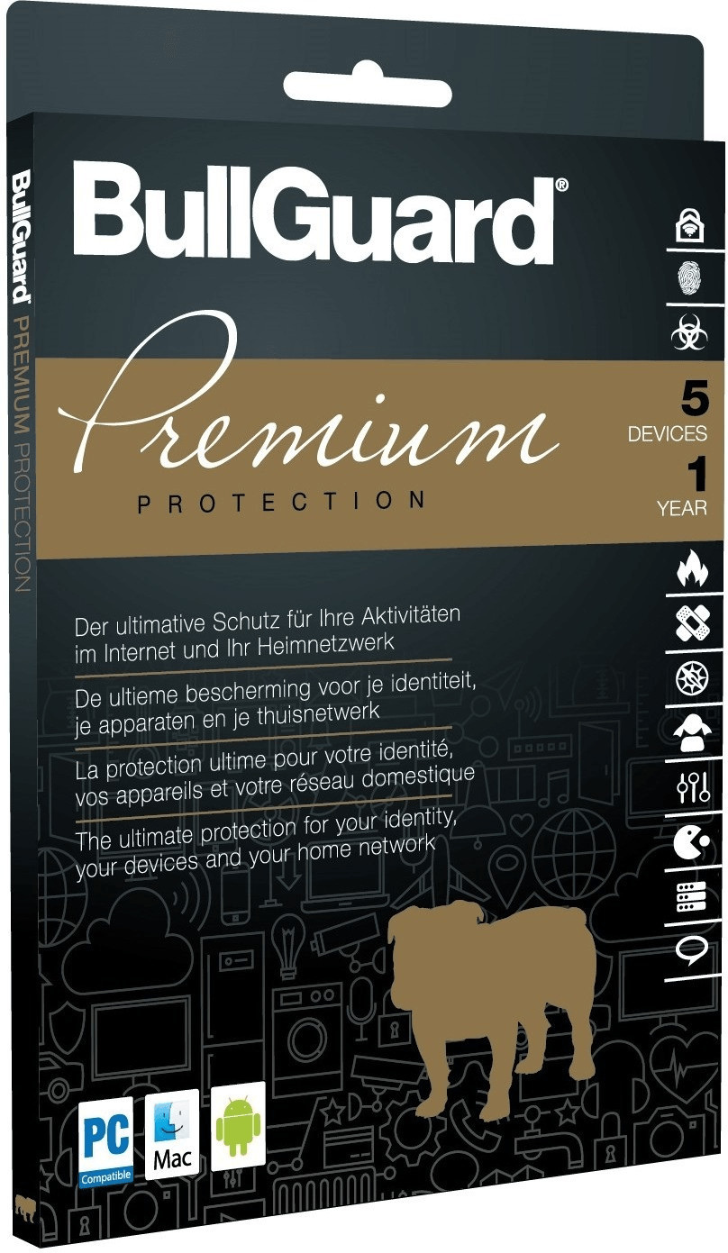 BullGuard Premium Protection 2018 (5 postes) (1 an)