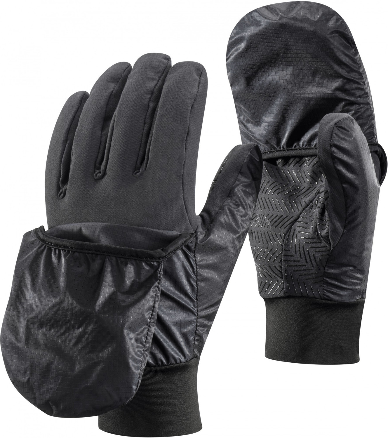 Black Diamond Wind Hood Softshell Gloves smoke
