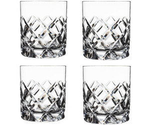 Peak Double Old Fashioned Whiskey Glass 34 cl, 4-Pack - Orrefors @  RoyalDesign