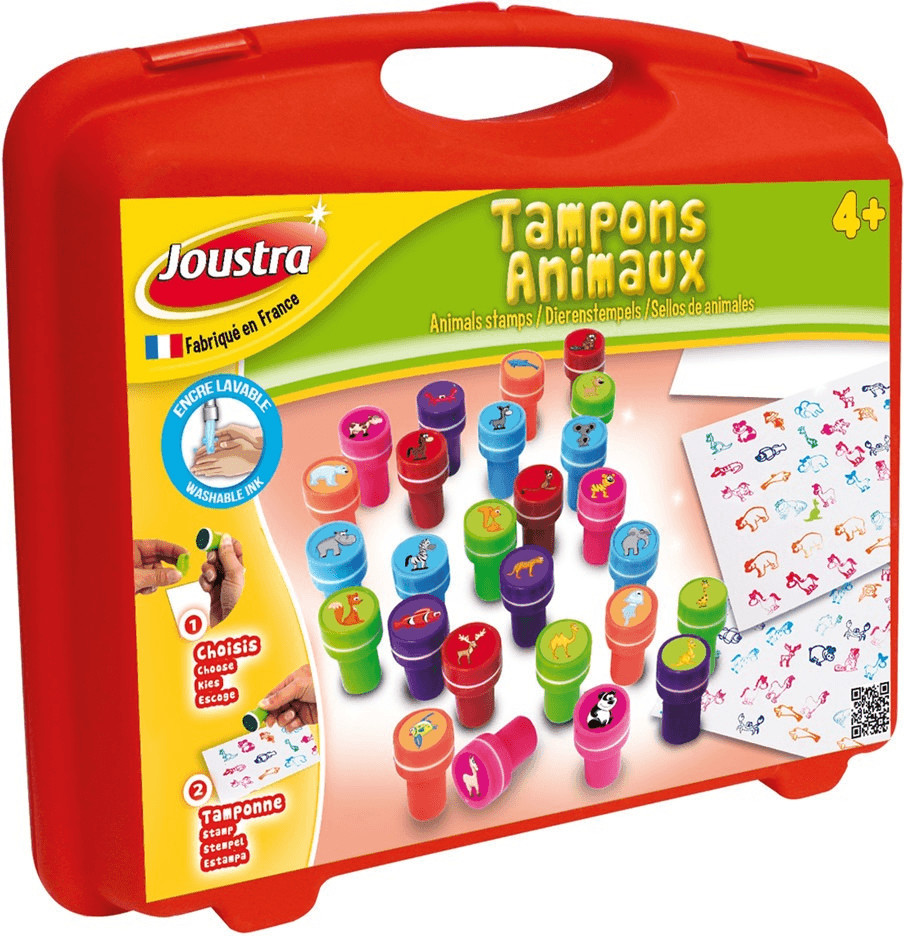Joustra Mallette tampons animaux