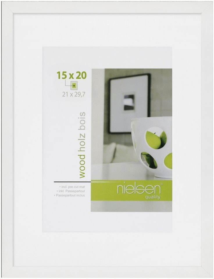 Nielsen Wooden Picture Frame Apollo 21x29,7 white