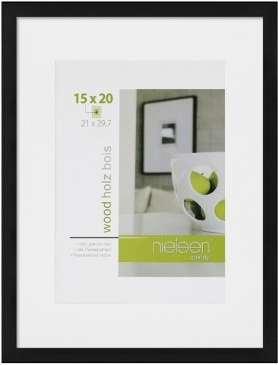 Nielsen Wooden Picture Frame Apollo 21x29,7 black