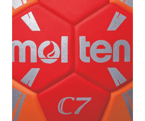 Molten Handball H1C3500-RO Spielball rot orange weiß silber Gr 1 