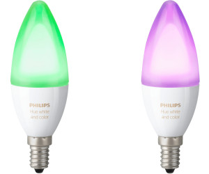 Philips Hue White and Color Ambiance Doppelpack E14