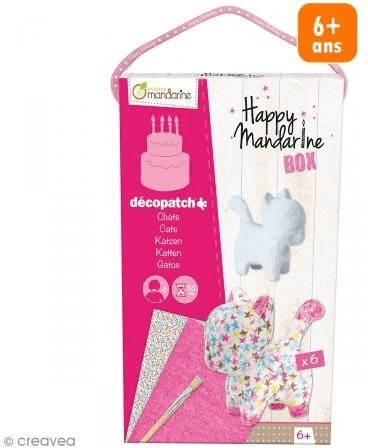 Avenue Mandarine Happy Mandarine Box : Décopatch chats