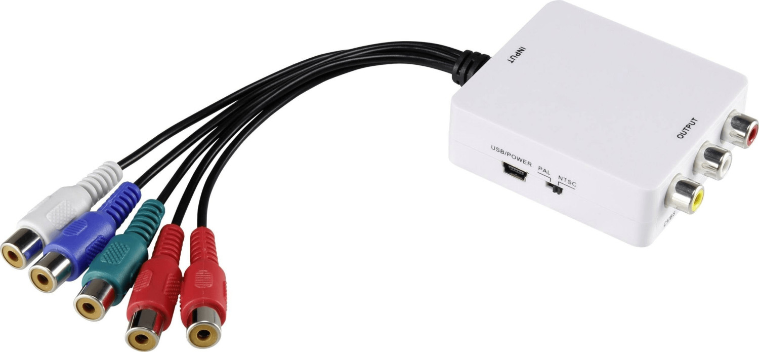 Speaka Professional AV Converter (Component Cinch - Composite Cinch) 1410050