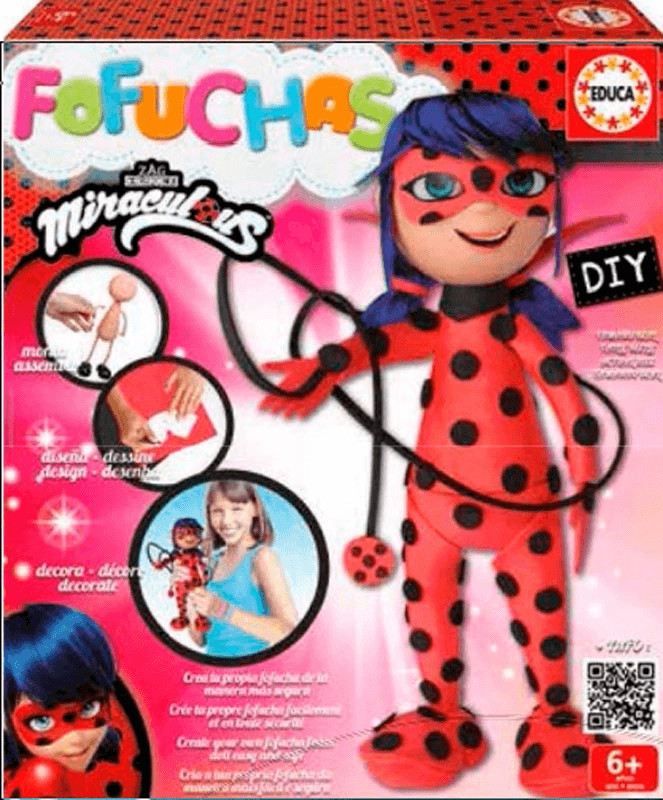 Educa Borrás Fofuchas Ladybug