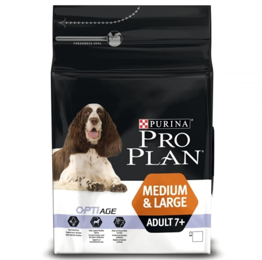 Purina Pro Plan OptiAge Medium & Large Adult 7+ poulet (14 kg)