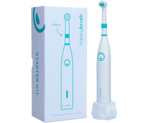 8x HAPPYBRUSH R1 weiß Aufsteckbürsten Ersatzbürste kompatibel auch mit Oral B 