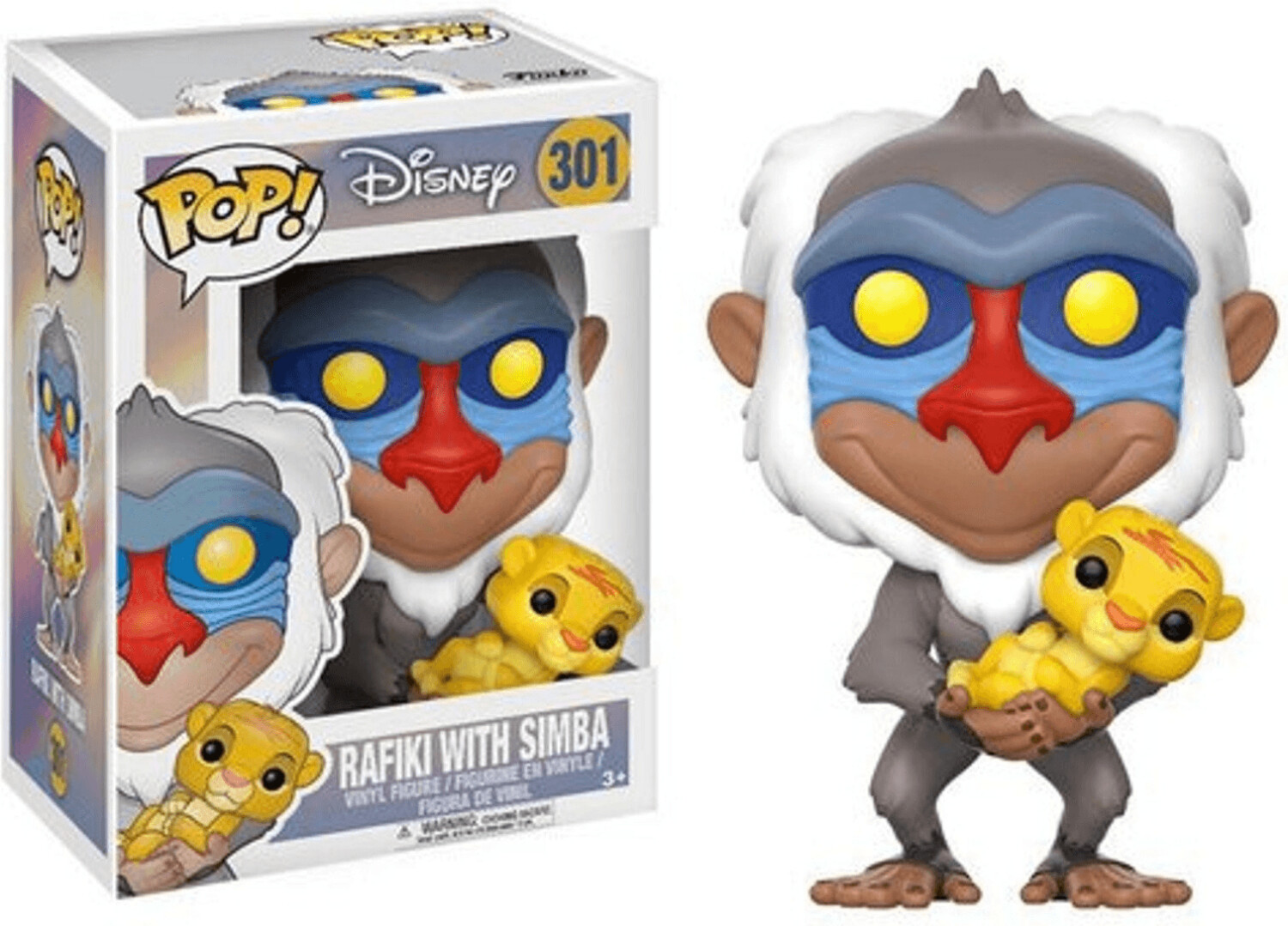 Funko Pop! Disney: The Lion King - Rafiki with Simba