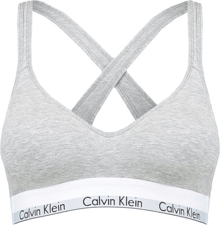 Calvin Klein Underwear UNLINED BRALETTE - Bustier - grey heather/grey 