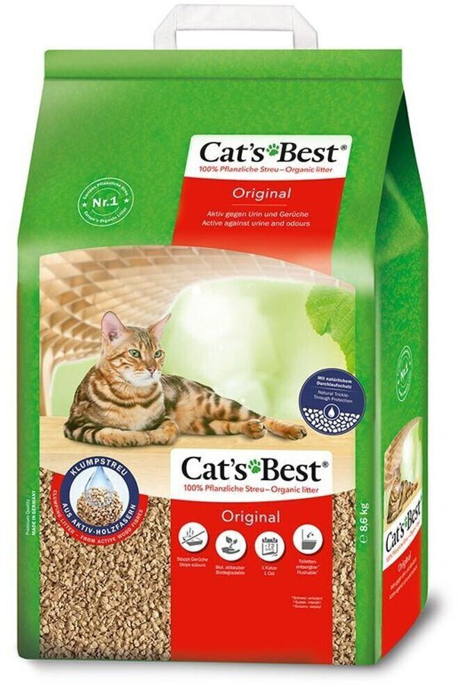 Cat's Best Litière végétale pour chat 20 L Cat's Best Litière végétale pour chat 20 L