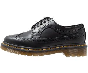 Martens 3989 MONO scarpa stringata stile inglese in pelle nera suola nera Dr