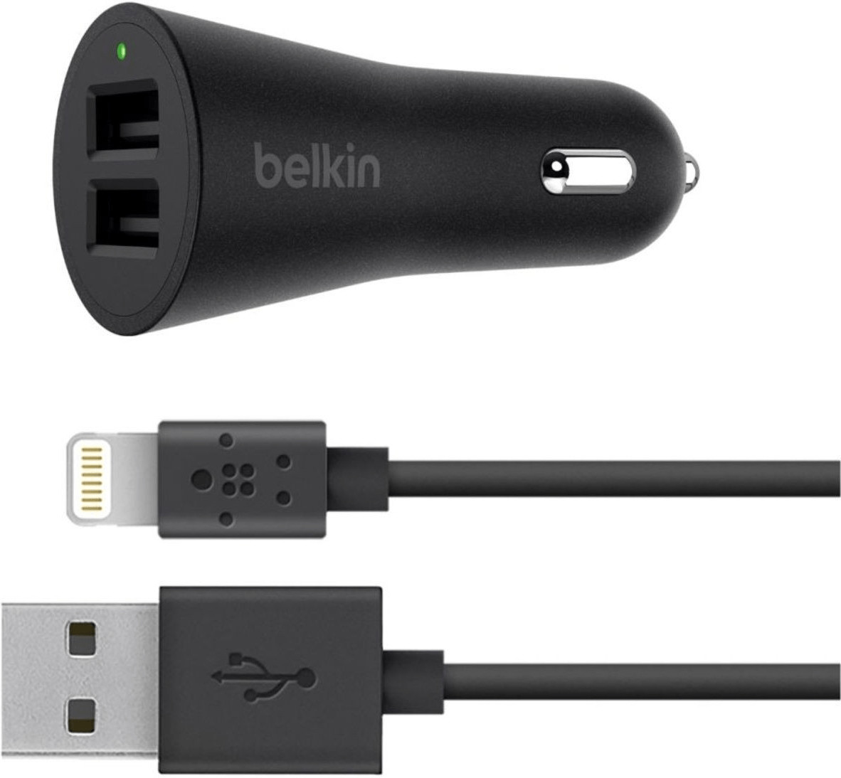 Belkin Chargeur allume-cigare BOOST UP avec câble USB-A/Lightning