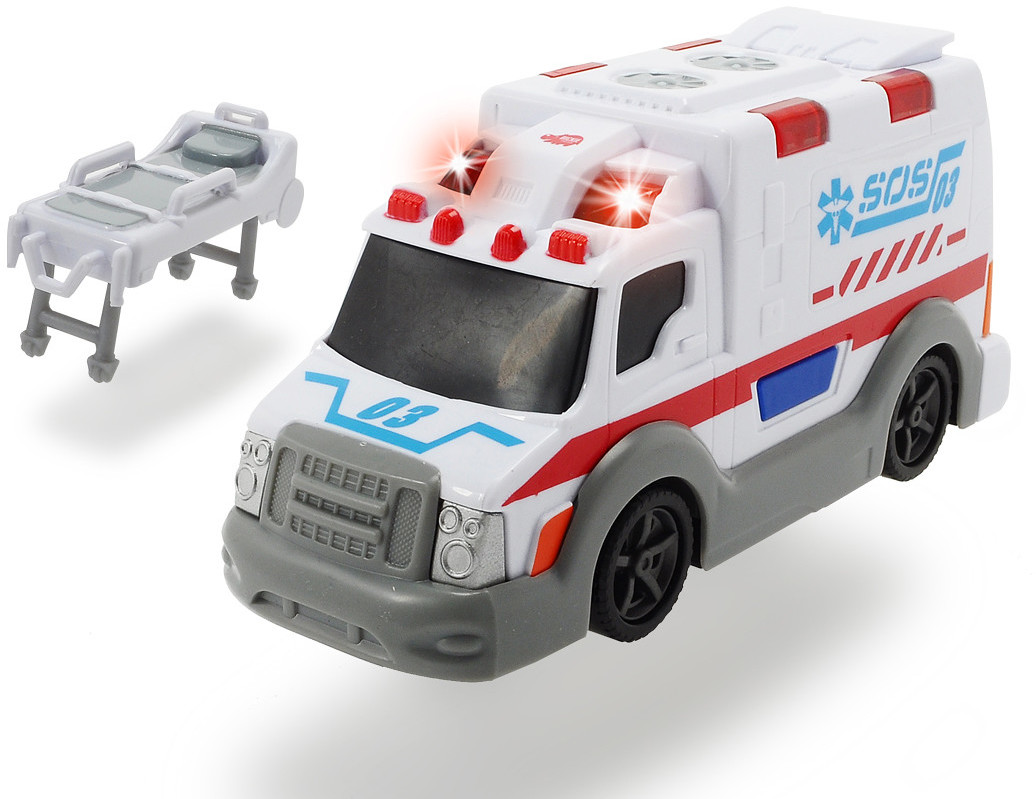 Ambulance jouet vintage comprenant plusieurs accessoires -  France