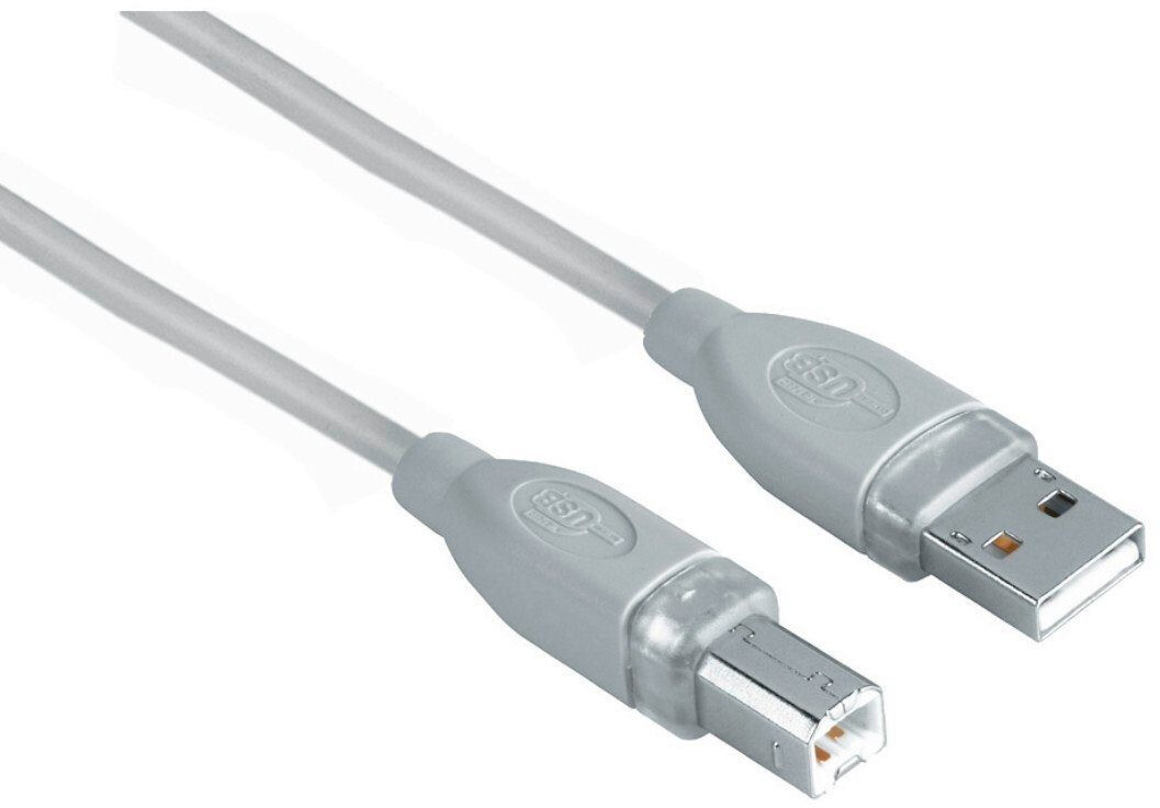 Hama USB 2.0 Cable, shielded, grey, 1.8m (00045021)