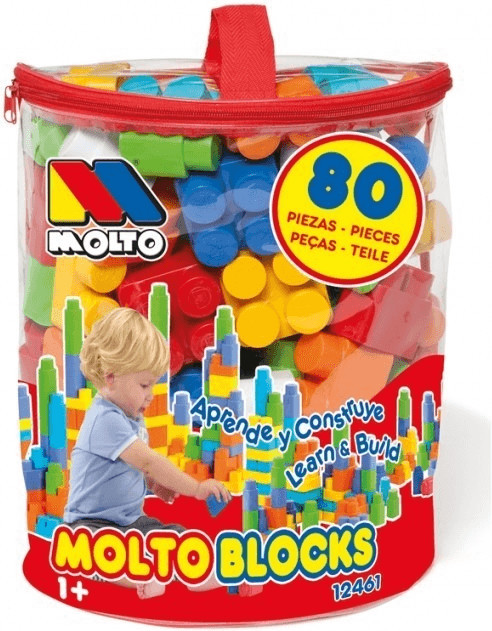 Molto Blocks 80 red