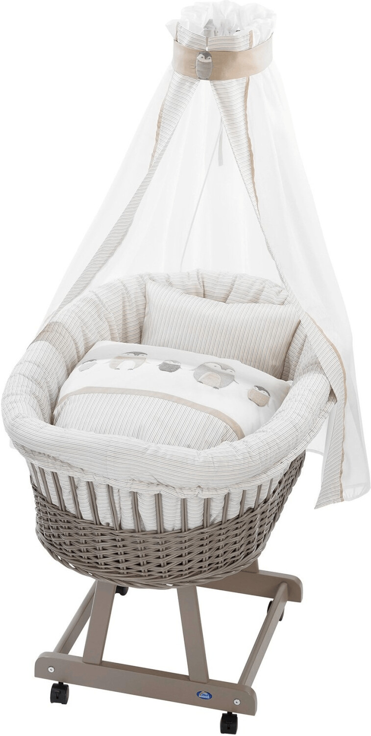 Alvi Complete Bassinet Set Birthe 80 x 46 taupe
