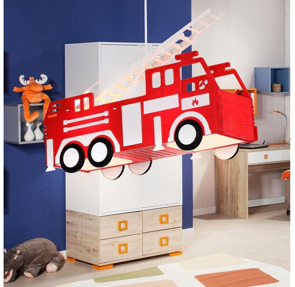 Suspension enfant Lampe camion pompier - Conforama