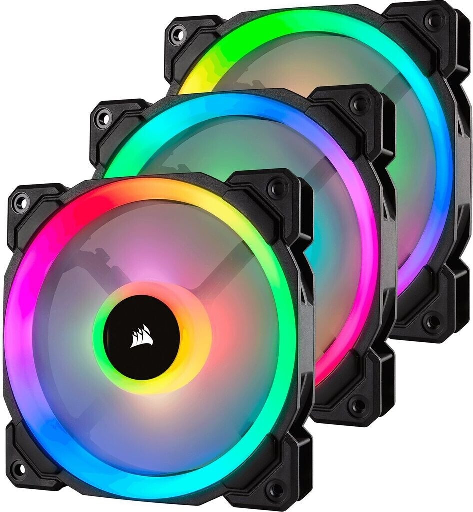 Soldes Corsair LL120 RGB 120mm Black 3-pack 2024 au meilleur prix