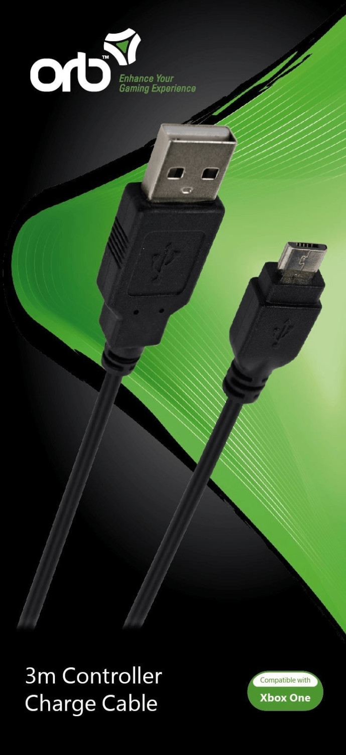ORB Xbox One 3m Controller Charge Cable