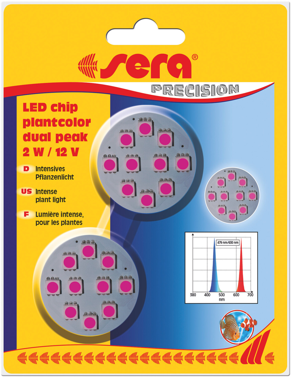 sera LED chip plantcolor dual peak