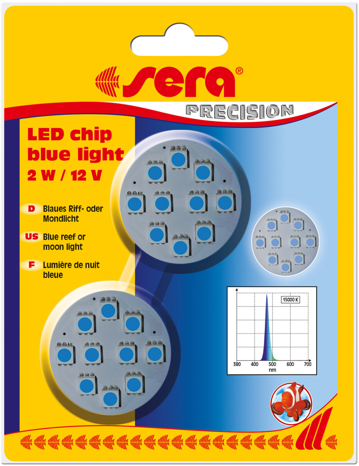 sera LED chip blue light