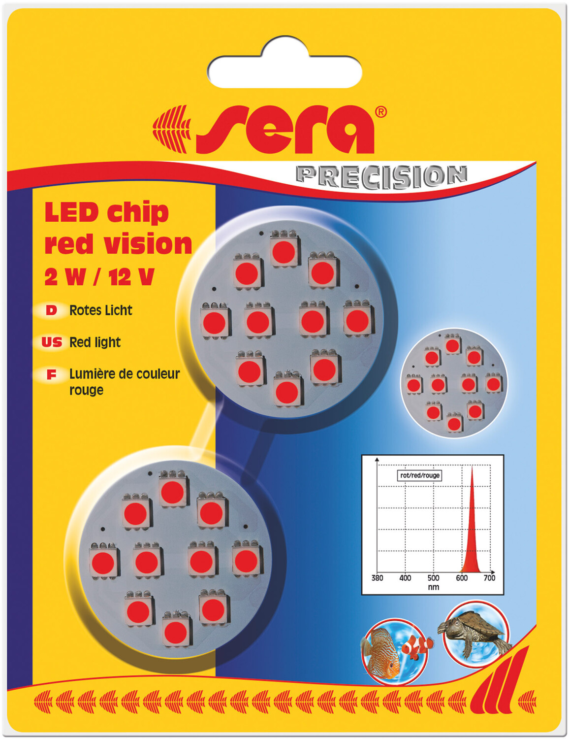 sera LED chip red vision
