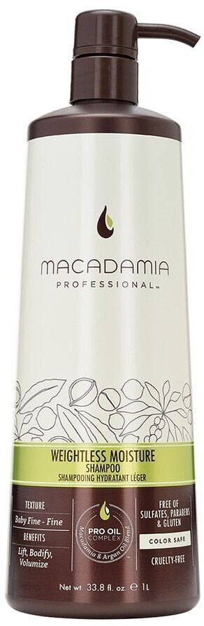 Macadamia Professional Weightless Moisture Shampoo (1000ml)