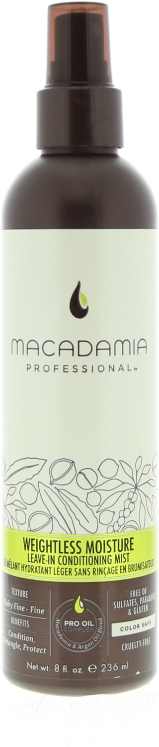 Macadamia Professional Weightless Moisture Leave-In Conditioning Mist (236ml)
