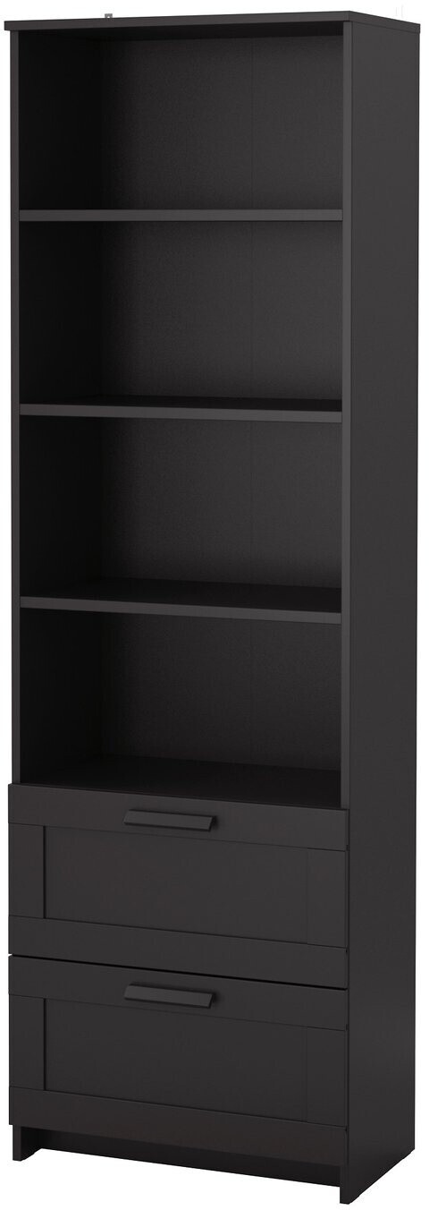 Ikea BRIMNES Bücherregal 60x190cm schwarz (403.012.23)