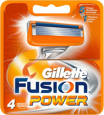Gillette Fusion Power Cuchillas (4x)