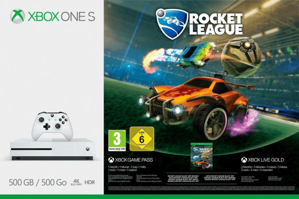 Microsoft Xbox One S 500GB + Rocket League, Bild 2